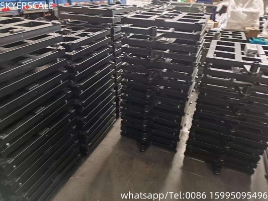 Ελαφρύ χάλυβα 450x450mm 500kg Ζυγός κλίμακα με Zemic L6G 600kg Load Cell