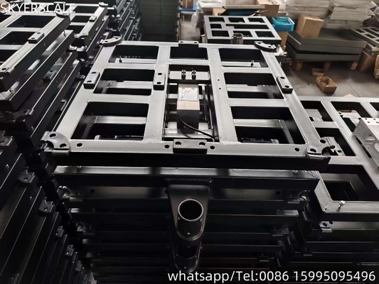Ελαφρύ χάλυβα 450x450mm 500kg Ζυγός κλίμακα με Zemic L6G 600kg Load Cell