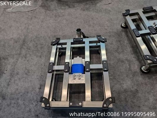500 κιλά από ανοξείδωτο χάλυβα 500x600mm Κλίμακα πλατφόρμας Ψηφιακές ζυγίσεις πάγκου