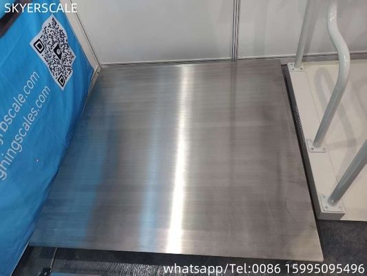 Υψηλής χωρητικότητας ηλεκτρονική πλατφόρμα από ανοξείδωτο χάλυβα 304 μεγέθους 1.2x1.2m 3 τόνους