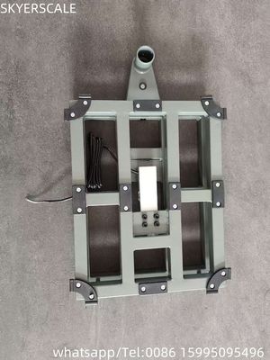 100kg 300x400mm Ηλεκτρονική ψηφιακή λιανική κλίμακα πλατφόρμα ανθρακικού χάλυβα LED ZEMIC Load Cell OEM ODM Προσαρμοσμένο