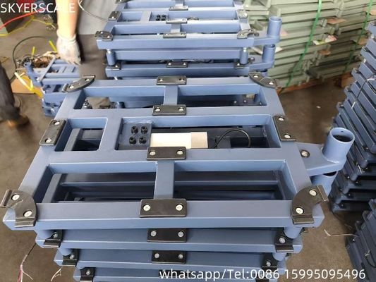 Ηλεκτρονική εξέδρα πλατφόρμας κλίμακα 400x500mm Ατσάλι άνθρακα Προστασία από υπερφόρτωση 100kg 200kg 300kg