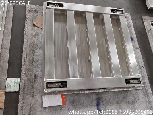 304 Ηλεκτρονική πλατφόρμα ζύγισης από ανοξείδωτο χάλυβα Ζύγισμα 1mx1m 3 τόνων