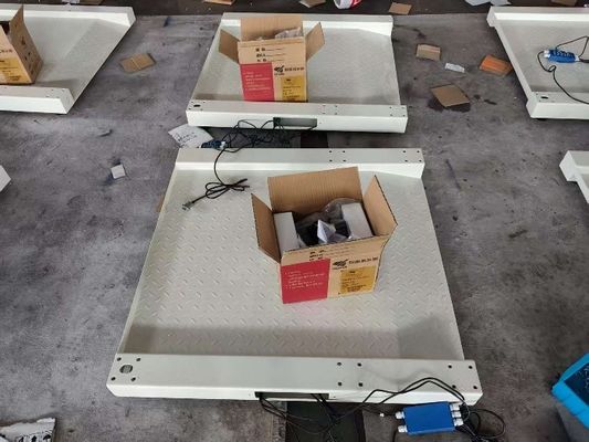 Δοκίμαση τροχιάς πλατφόρμας από χάλυβα άνθρακα Ψηφιακή ηλεκτρονική πλατφόρμα ζύγιση 110V / 220V