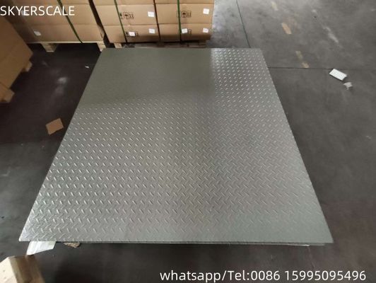 Ηλεκτρονική κλίμακα βαρέος βάρους 0.8x1.2m 3 τόνων Κλίμακα δαπέδου για βιομηχανική χρήση
