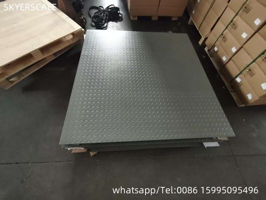 Ηλεκτρονική κλίμακα βαρέος βάρους 0.8x1.2m 3 τόνων Κλίμακα δαπέδου για βιομηχανική χρήση