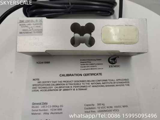 Αισθητήρας ζύγισης ZEMC Load Cell L6E3 από κράμα αλουμινίου για ηλεκτρικές ζυγαριές, αισθητήρας πίεσης ενός σημείου, αισθητήρας ζύγισης C3 300kg
