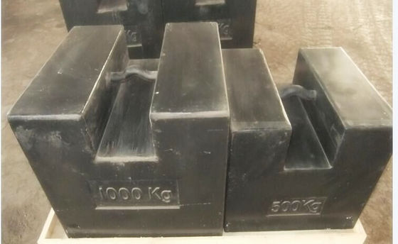 βάρος δοκιμής χυτοσιδήρου 500kg M1 20kg 10kg για το γερανό, βάρος χυτοσιδήρου για το βάρος ανελκυστήρων