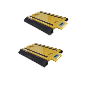 Οι φορητές κλίμακες αξόνων SQB LoadCell 30t ζυγίζουν τα μαξιλάρια