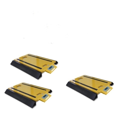 Οι φορητές κλίμακες αξόνων SQB LoadCell 30t ζυγίζουν τα μαξιλάρια